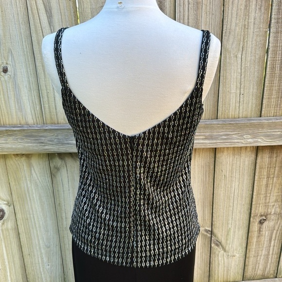 Alex Evenings black and silver maxi gown, size 10 - Picture 5 of 7